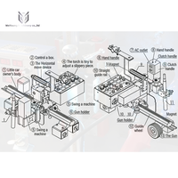 Carro de Soldadura Automático de Alta Calidad 100W 220V/50 50A con Función de Giro, Riel Guía Magnético Estándar y Cabezal de Soldadura Lineal