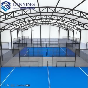 Structure en acier préfabriquée à construction <span class=keywords><strong>rapide</strong></span> pour terrain de basketball, structure en acier pour stade sportif pour tennis/natation/badminton - Product Image 3