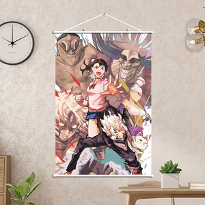Venta al por mayor japonés 34 estilos nuevo 60*90cm Dandadan cartel grande niños dormitorio Ayase <span class=keywords><strong>Momo</strong></span> Anime Wall Scroll Poster Maker - Product Image 3