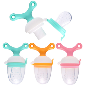 Mangeoire pour l'alimentation de bébé personnalisée en usine sans BPA sucette en silicone de qualité alimentaire mangeoire pour fruits frais pour bébé - Product Image 1