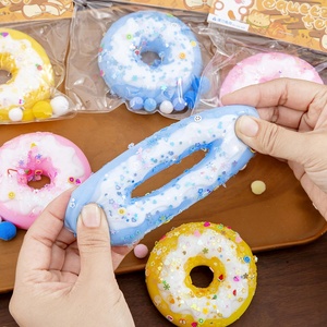 Donut Stress Relief Squeeze Toy Cute Slow <b>Rebound</b> TPR Realistic Food Theme Pinch Toy Small Gift for Kids - Product Image 4