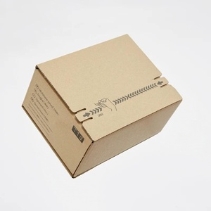Custom Luxury Biodegradable Self-Erecting Self-Sealing Tear-Off Strip Express <b>Shipping</b> <b>Box</b> Corrugated Cardboard Clothing - Product Image 2
