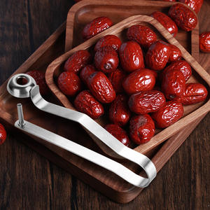 En Acier Inoxydable Rouge Date Corer Rapide Sûr Opération Manuelle Cuisine Cerise Pitter Core Removal Outils - Product Image 6