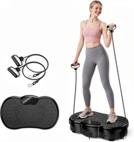 Plateforme vibrante d'exercice pour le corps entier, capacité de charge de 300 lb, 120 niveaux de vitesse, 9 modes d'entraînement, tonification musculaire