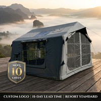 Tente Gonflable Esthétique et Technique en Coton 8m² – Maison d'Air Durable et Respirante en Tissu TC pour un Confort 4 Saisons et un Repaire Extérieur