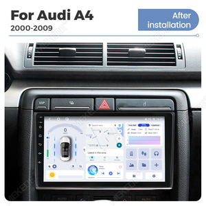 MEKEDE Auto-Headunit mit Android-System für Audi <span class=keywords><strong>A4</strong></span> B6 B7 2000-2009 GPS-Navigation Unterstützt Kabelloses CP Android Auto Lenkradfernbedienung - Product Image 2
