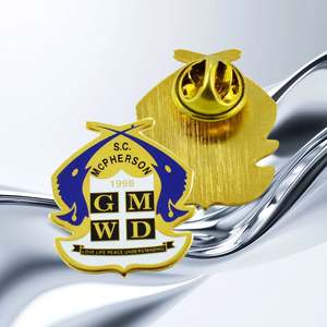 Insignias de Club Personalizadas al por Mayor, Broches de Metal con Esmalte Duro y Logotipo Grabado, Coleccionables de Arte de Moda - Product Image 2