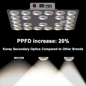 L'agriculture verticale élèvent des lumières fabricant <span class=keywords><strong>Koray</strong></span> g1000 2024New led élèvent la lumière à l'intérieur 100W 200W 400W OEM/ODM led lumière à l'intérieur - Product Image 2