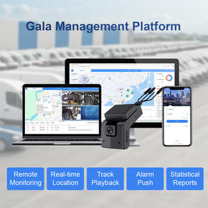 Caméra de rétroviseur avec alarme de fatigue au volant, avertissement de survitesse, double caméra avant et arrière 1080p, enregistreur de conduite 4G, dashcam - Product Image 4