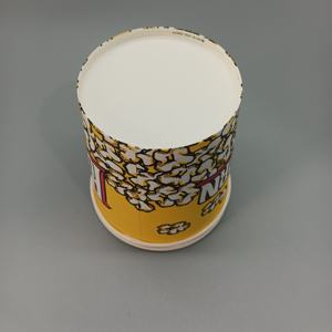 Recipiente para Llevar Comida, Ensaladas y Fideos, con Tapa, de Papel Kraft Ecológico, Económico, Redondo, Resistente a la Grasa, Desechable - Product Image 3