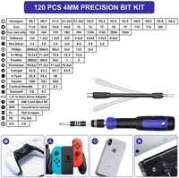 Juego de Destornilladores para Reparación Electrónica del Hogar de 190 Piezas, Mango de Plástico, Kit de Herramientas OEM para Reparación de Teléfonos Móviles, Computadoras, Juguetes y Gafas