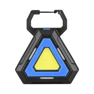 Linterna LED COB Recargable con Llavero, 3 Colores de Luz LED, Impermeable, Portátil, para Trabajo al Aire Libre, Lámpara de Camping - Product Image 1