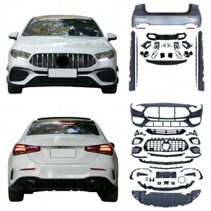 Pièces de voiture édition sport pour Mercedes-Benz W177 2019-2025 – Améliorez votre véhicule au modèle <span class=keywords><strong>A45</strong></span> AMG : Pare-chocs avant, calandre, lèvre avant, lèvre arrière, embout d'échappement - Product Image 1
