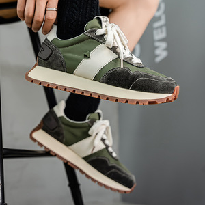 Baskets à lacets pour hommes de qualité célèbre hauteur augmentant à la mode Sports d'hiver chaussures de marche Massage nouveaux hommes chaussure - Product Image 6