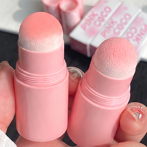 Stick <span class=keywords><strong>blush</strong></span> 3 en 1 personnalisé, monochrome, tout-en-un avec miroir, brillant, longue tenue pour un look naturel, marque privée - Product Image 2