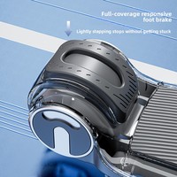 Trottinette électrique rechargeable multifonctionnelle pour enfants, grande taille, avec cadre en métal, trois roues, design pliable