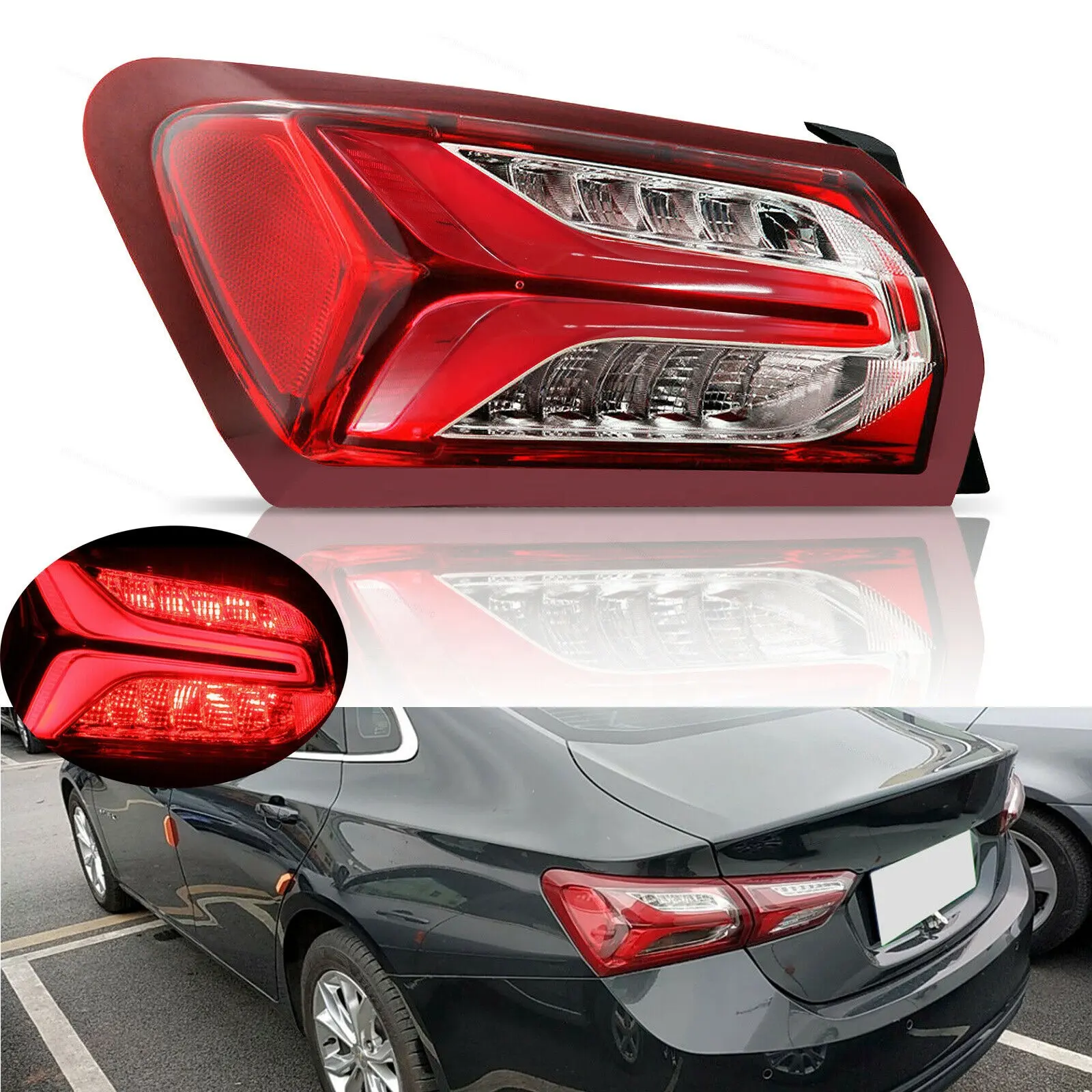 Auto Car parts For 2019-2021 Chevy Chevrolet Malibu Rear Tail Light LED Tail Lamp Assembly 84595944