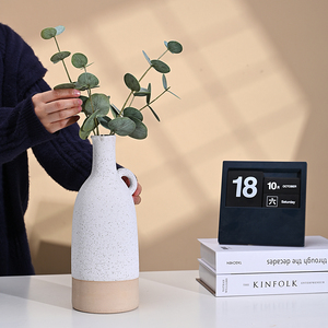 <span class=keywords><strong>Vaso</strong></span> in ceramica cinese per centro matrimonio pezzo bianco effetto grezzo H <span class=keywords><strong>30</strong></span> <span class=keywords><strong>cm</strong></span> <span class=keywords><strong>vaso</strong></span> alto bianco in ceramica nordico per la decorazione domestica - Product Image 4