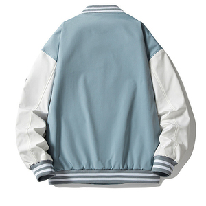 Blouson Homme Personnalisé Tendance Ample Style Baseball Sport Mode Marque Étudiant Décontracté Color Block Haut - Product Image 3