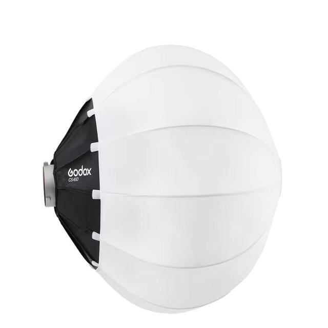 Godox CS-85D 85cm Lantern Spherical Softbox, 270° Omni-Directional Soft Light,Bowens Mount Quick-Fold Diffuser for Shooting