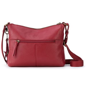 Venta al por mayor nueva moda de cuero de la PU de las mujeres bandolera de hombro hecho de fábrica de alta calidad personalizado Logotipo de cuero bandolera - Product Image 3