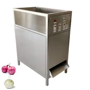 Automatic Small Dry Spring Onion Peeling Machine Skin Peeler Big Capacity Onion Peel Machine