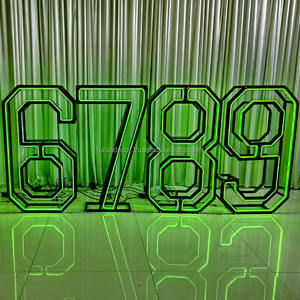 furun LED digital alphabet wedding lamp <b>post</b> <b>light</b> arch for party decoration - Product Image 2