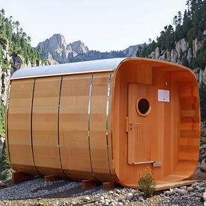 Poêle de sauna infrarouge lointain en gros, style de conception moderne, bois traditionnel, cèdre rouge, pruche, vente directe d'usine Ava - Product Image 2