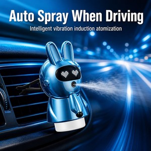 Difusor de Fragrância para Saída de Ar do Carro com Design de Refil Fácil, Clipe de Borracha Macia que Não Risca para Decoração Interna e Cuidados Automotivos - Product Image 1