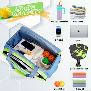 Professional pickleball <b>badminton</b> and tennis bag with separate shoe compartment large-capacity dual shoulder multifunctional bag - Product Image 5