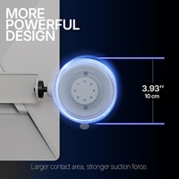 Support de tablette pour voiture à double ventouse puissante, angle rotatif réglable, base de montage universelle pour extérieur/véhicule