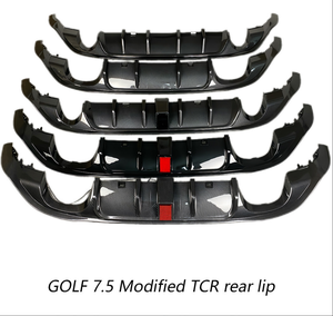 Nouveau diffuseur arrière noir avec feux, kit carrosserie arrière, modification <span class=keywords><strong>TCR</strong></span> RGTI pour Volkswagen Golf Mk7/<span class=keywords><strong>7</strong></span>.5 2018-2020 - Product Image 1