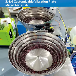 Machine de comptage et d'emballage multifonctionnelle pour petites pièces métalliques, vis, écrous et clous, avec 3 plaques vibrantes pour composants de quincaillerie - Product Image 3