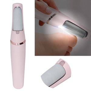 Dissolvant électrique de callosités de <span class=keywords><strong>pied</strong></span> poignée ergonomique épurateur de <span class=keywords><strong>pied</strong></span> électronique réglage à deux vitesses batterie 230mAh avec <span class=keywords><strong>brosse</strong></span> pour fissure - Product Image 3