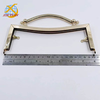 20.3*7.7cm or carré sac accessoires cadre sac à main matériel baiser serrure fermoir spécial sac à main composants