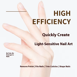 Crystaldomain Mạnh Mẽ Mini Nail Sander E-Tập Tin Không Dây Efile Có Thể Sạc Lại Xách Tay Điện Nail Khoan Máy 2025 Với Cơ Sở - Product Image 5