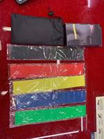 Ensemble de 5 mini-bandes de résistance en TPE robustes avec logo personnalisé pour les jambes et les fessiers, yoga, pilates, entraînement de force, salle de sport à domicile