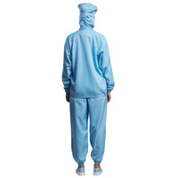 H-1107 Hanyang Clean 100% Polyester unisexe Anti-poussière uniformes de travailleur pour les bovins boeuf lait laitier volaille oeuf vin bière traitement