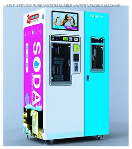 Post mix-dispensador de agua con gas, máquina expendedora comercial de agua de soda