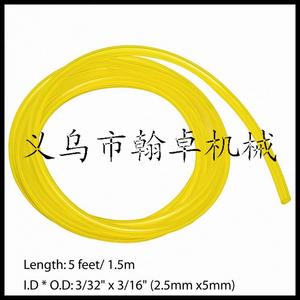 Tuyau de carburant jaune Huswarovski pour carburateur, dimensions 2 mm x 3,5 mm, 2,5 mm x 5 mm, 3 mm x 5 mm pour tronçonneuses - Product Image 4