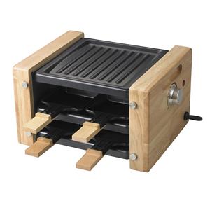 Grill électrique portable pour <span class=keywords><strong>4</strong></span> personnes, surface antiadhésive, contrôle mécanique de la température, affichage numérique, 650W, cadeau - Product Image 1