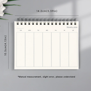 Planificador Semanal Espiral, Calendario Semanal de Escritorio para Organización de Oficina - Product Image 5