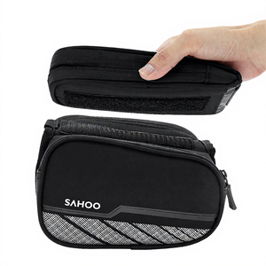 SAHOO <span class=keywords><strong>Sacoche</strong></span> de téléphone pour <span class=keywords><strong>cadre</strong></span> de <span class=keywords><strong>vélo</strong></span> à écran tactile 1,8 L, <span class=keywords><strong>sacoche</strong></span> de <span class=keywords><strong>smartphone</strong></span> pour <span class=keywords><strong>cadre</strong></span> avant, sangle Velcro amovible OEM pour maintien du téléphone - Product Image 6