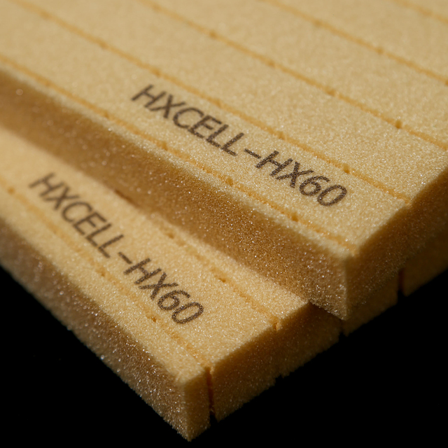 HORIZON HXCELL 60kg/m3 Density PVC Structural Foam Core with CNC Cutting Service for Boat Hull and Wind Blade