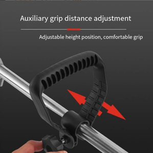 Cordless <b>Battery</b> Weed Wacker Grass Trimmer Folding Handle 3 Kinds Adjustable Blades 21V 500W Power Industrial DIY Stretchable - Product Image 4