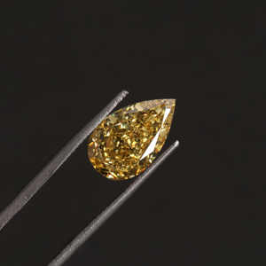 PIEDRA SUELTA DE LABORATORIO DE CORTE DE PERA AMARILLA DE 5,24 QUILATES DIAMANTE RELLENO DE COLOR PIEDRA SUELTA DE DIAMANTE PARA LA FABRICACIÓN DE JOYERÍA PERSONALIZADA - Product Image 3