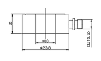 Capteur de charge à compression à haute qualité et prix abordable, à base de capteurs piézoélectriques, avec longue durée de calibration statique