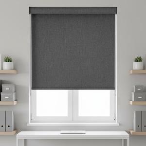 Persianas Enrollables Personalizadas Sin Cordón, Persianas Enrollables Manuales Extra Anchas <span class=keywords><strong>para</strong></span> Ventanas de Oficina - Product Image 1