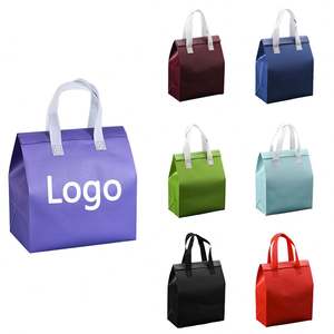 Sacs isothermes jetables en gros avec poignée isolée durable personnalisée, motif de dessin animé, sac à emporter - Product Image 1