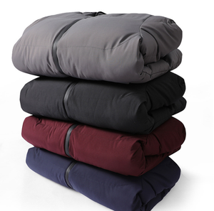 Giacca da Uomo Casual Imbottita in Cotone 2024, Taglie Forti, Corta con Cappuccio, in Tessuto a Maglia, Elegante XL, Giacca Invernale Popolare, Novità - Product Image 6